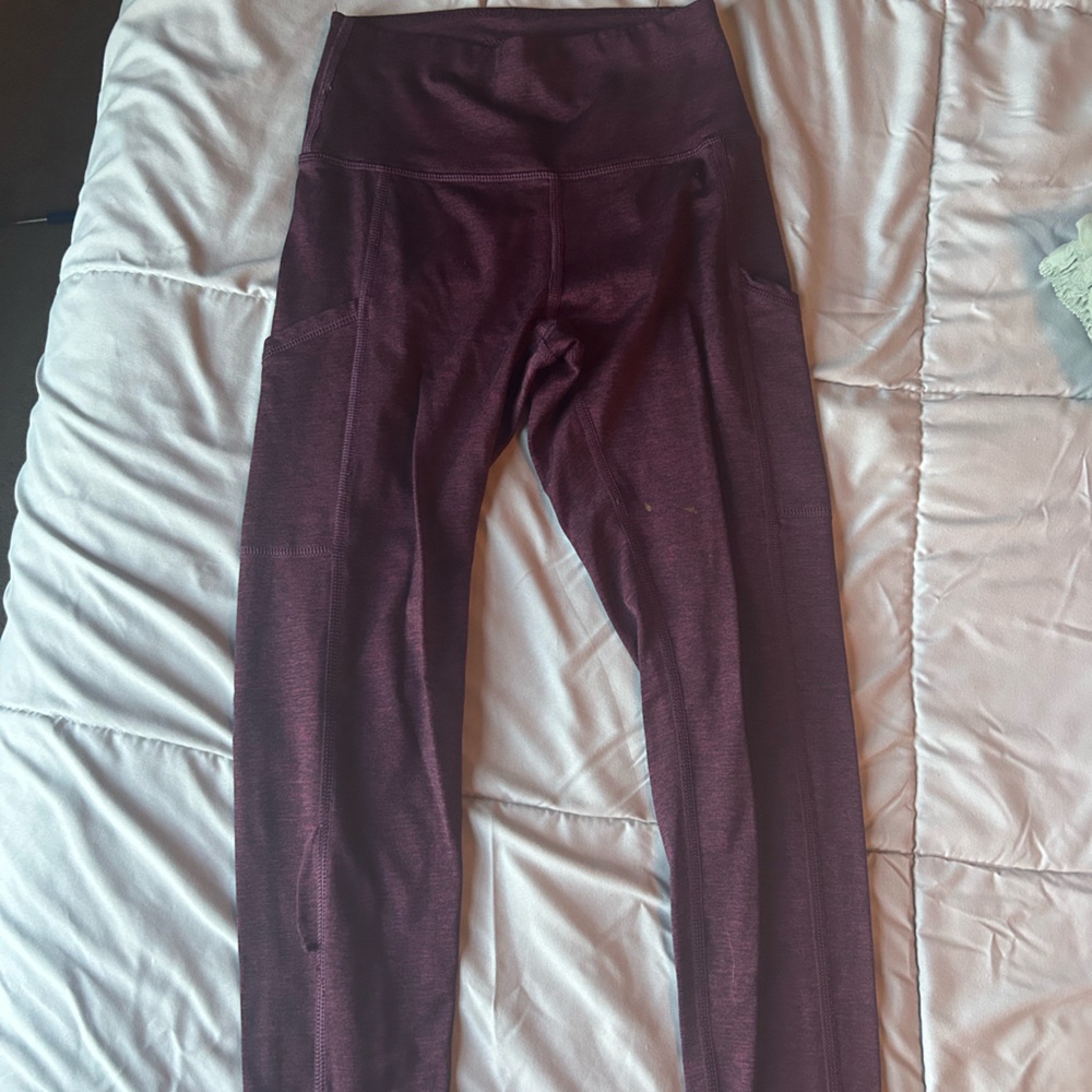 Aerie Burgundy Leggings